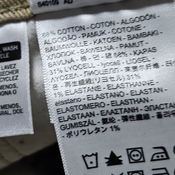 Levis 502 Jeans Mens Size 31 X 32 Straight Leg Mid Rise Beige Denim Pants - Picture 5 of 6